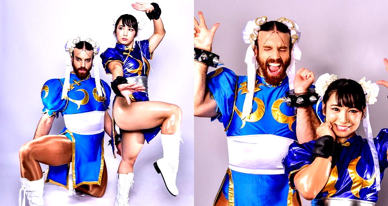 Ladybeard and Japanese Idol Reika Saiki Team Up for Chun-Li Cosplay