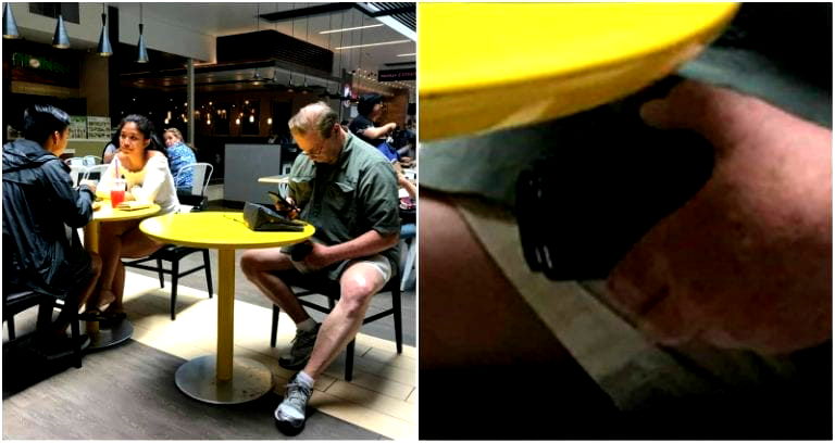 Woman Exposes Creep Taking Pics of Her Legs at California Mall, Security Takes Zero Action