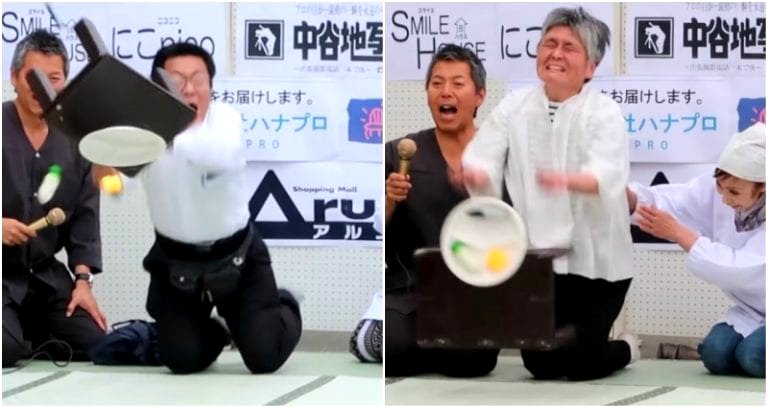Japan Holds an Annual Contest on Who Can Angrily Flip a Tea Table the Farthest