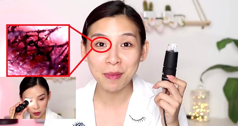 Woman Puts Her Makeup Under a Microscope, is Shocked By What She Finds