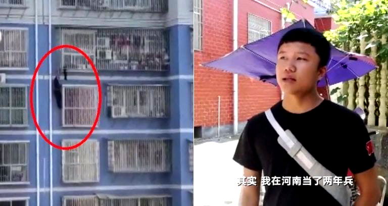 Military Veteran Scales Building to Save Boy Dangling from Fifth Floor Window Grate