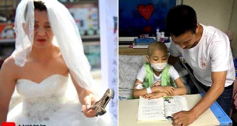 Desperate Father in China Offers Himself as a ‘Bride’ to Anyone Who Can ‌Sa‌ve Daughter with C‌a‌n‌cer