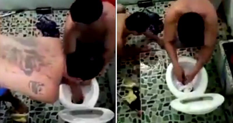 Thai Cops Secretly Catch Drug Dealers Flushing Their Goods Down The Toilet With Hidden Cam