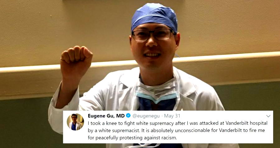 Doctor Eugene Gu Fired From Hospital For Standing Against White Supremacy