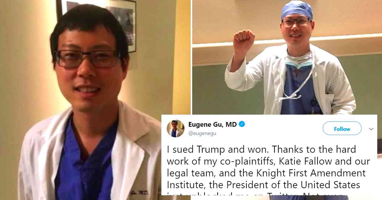 Asian American Doctor Sues Donald Trump For Blocking Him on Twitter — And Wins