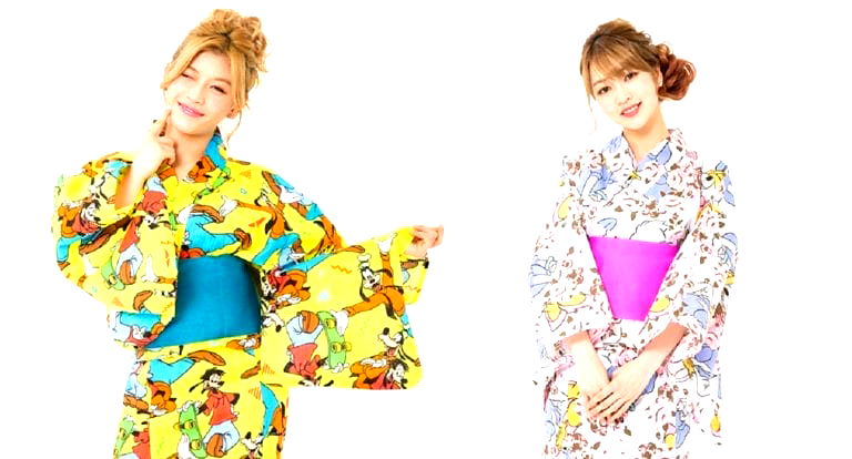 Japanese Company Releases Adorable Disney-Inspired Summer Kimonos