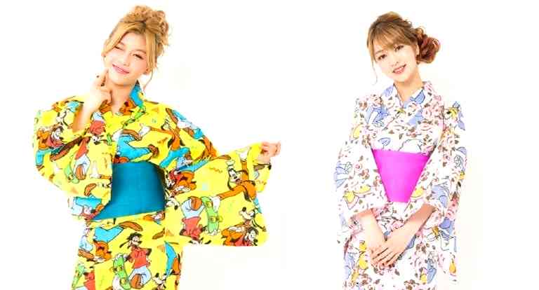 Japanese Company Releases Adorable Disney-Inspired Summer Kimonos