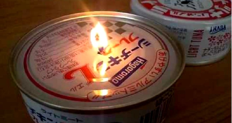 Japanese Twitter Shares ‘Lifehack’ of Turning Tuna Can Into a Candle After Osaka Earthquake