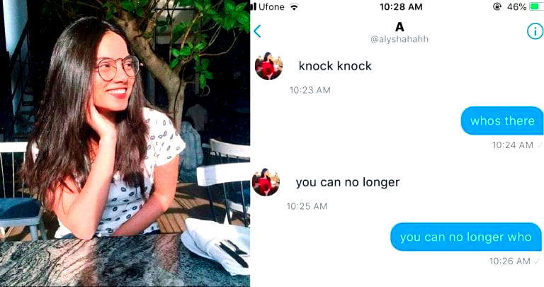 Pakistani Teen Blocks Guy on Twitter With Hilariously Cold ‘Knock Knock’ Joke