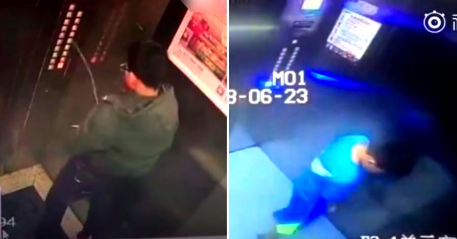 Chinese Mom Catches Son Peeing in Elevators, Makes Him Clean it for a Month