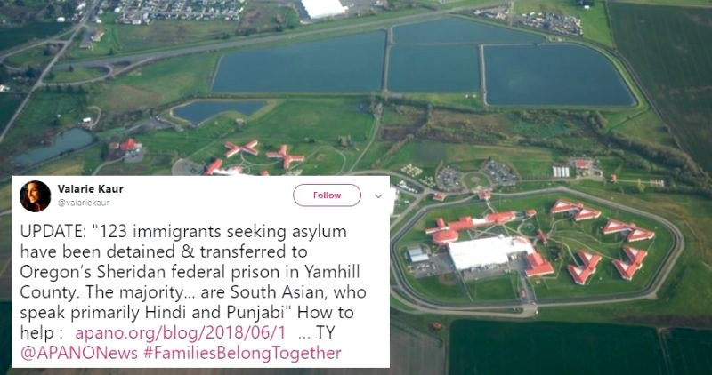 The U.S. is Keeping 123 South Asians Seeking Asylum in an Oregon Prison