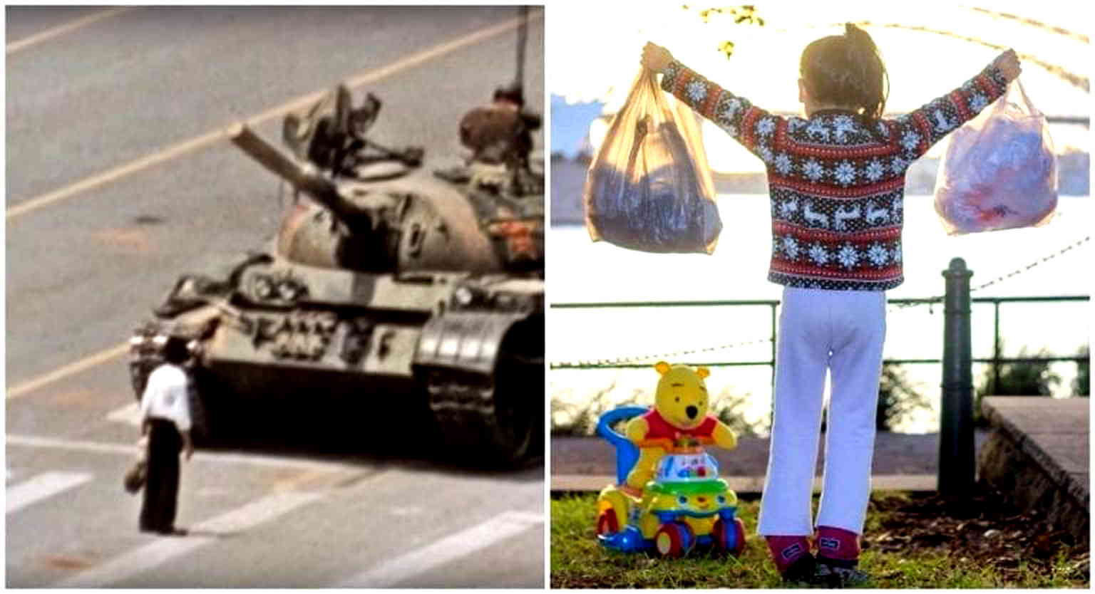 The Internet Reenacted the ‘Tank Man’ Photo in Honor of the Tiananmen Square Massacre Anniversary