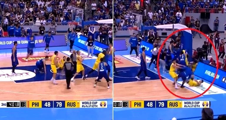 Massive Fight Erupts During World Cup Basketball Game Between Philippines and Australia