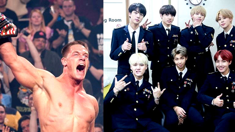 John Cena Volunteers to Be a Bodyguard for K-Pop Group BTS