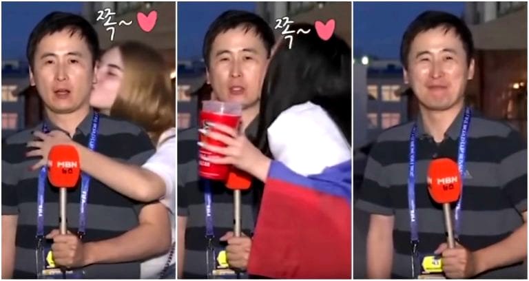 Korean World Cup Reporter Kissed by Russian Women on Live TV Sparks Sexual Harassment Debate