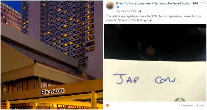 Japanese-American Woman Shocked When Hotel Bill Comes With a Racial Slur