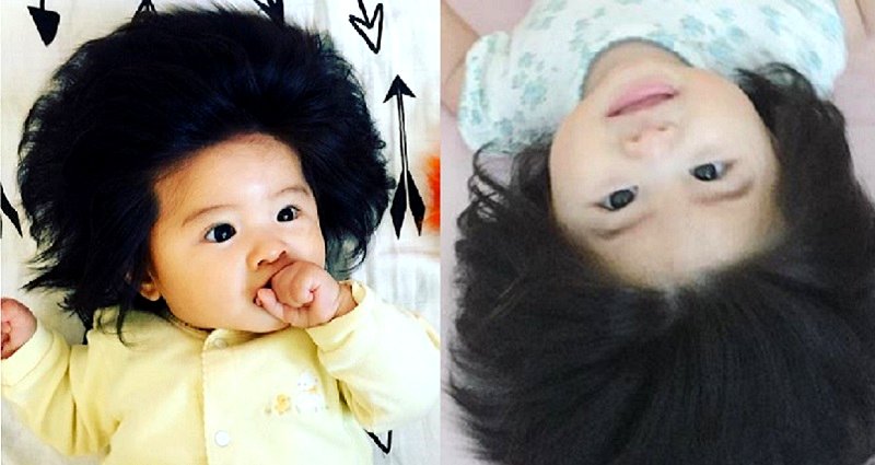 People Can’t Get Enough Of This Baby Girl From Japan With Incredible Hair