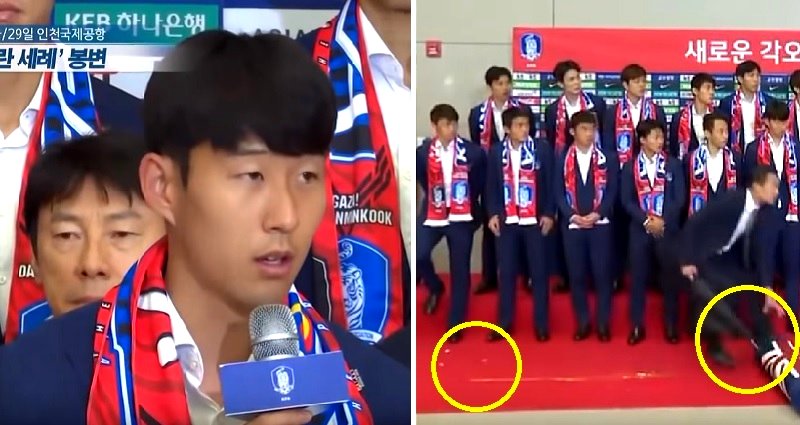Rude Local Fans Throw Eggs at South Korean Team Coming Back From the World Cup