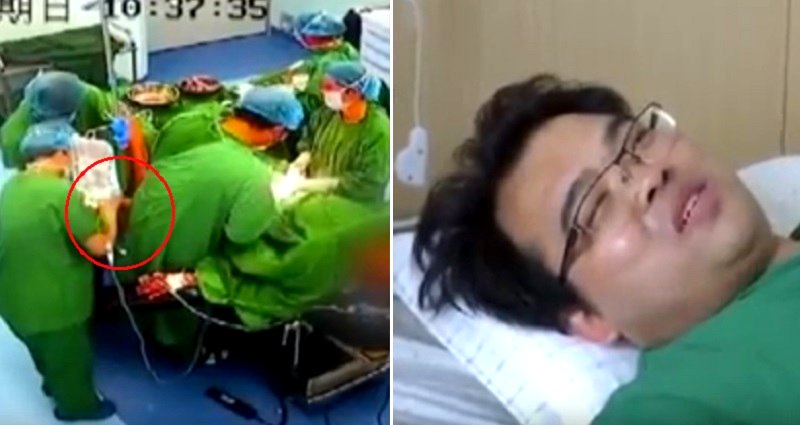 Surgeon in China Gets Injected with Pain Killers for Appendicitis WHILE Performing 9 Surgeries