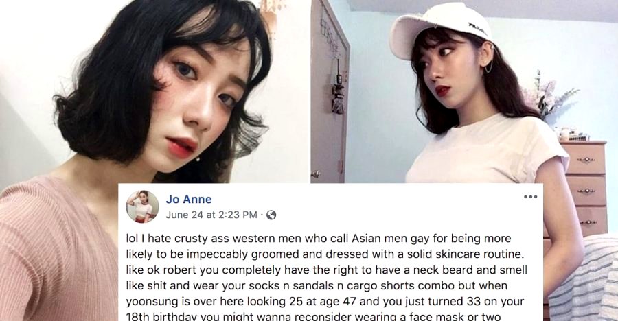 Woman Expertly Destroys ‘Crusty Western Men’ Who Call Asian Men ‘Gay’