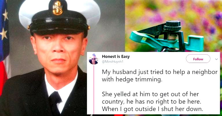 Vietnamese Navy Veteran Offers to Help Neighbor With Yard Work, Gets Told ‘Get Out of My Country’