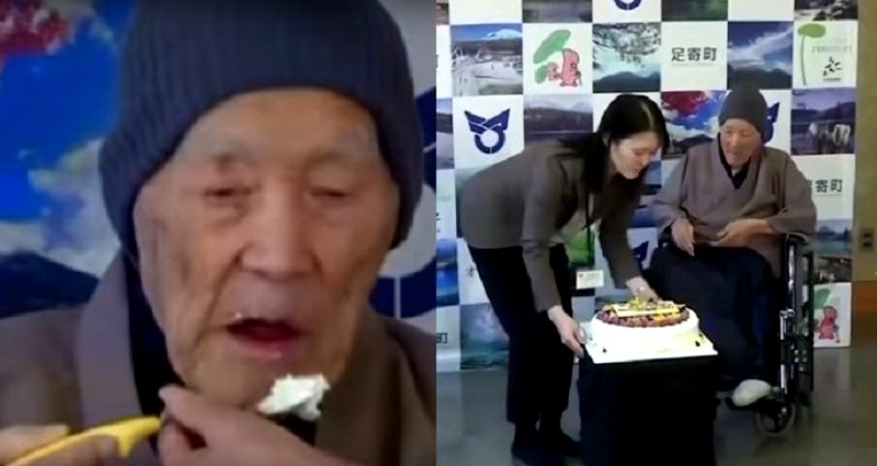 World’s Oldest Man in Japan Who Loves Eating Candy Turns 113