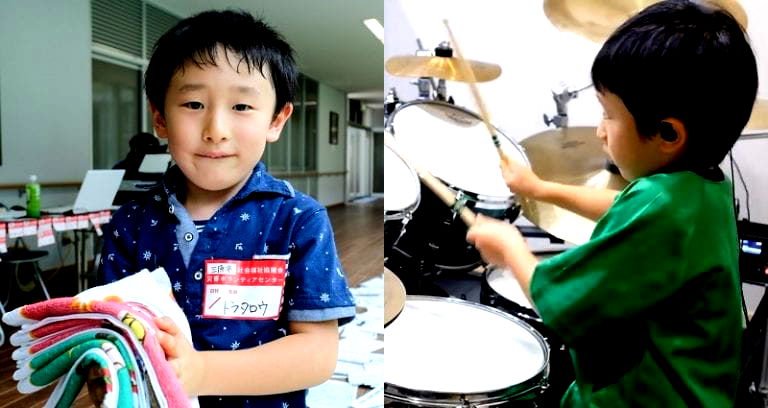 6-Year-Old Drummer Donates All His YouTube Money to Help Disaster-Affected Areas in Japan