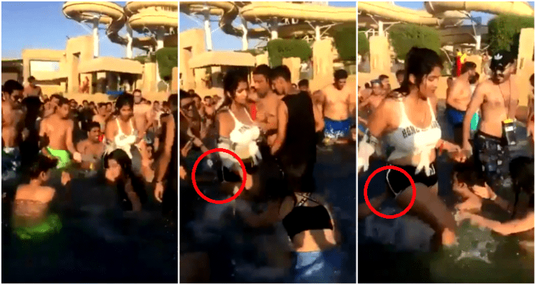 Women Blamed After Getting Groped in a Pool Full of ‘Bachelors’