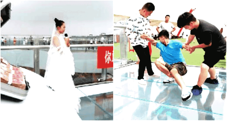 Woman Proposes With New Car and $146,000 on Glass Bridge, Boyfriend Runs Away