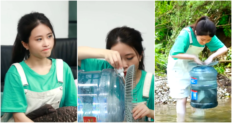 Chinese YouTuber Takes Her Epic Lunch-Making Skills to the Outdoors