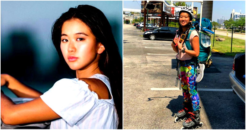 Hong Kong Woman Rollerblades Across America With No Money Relying on People’s Kindness