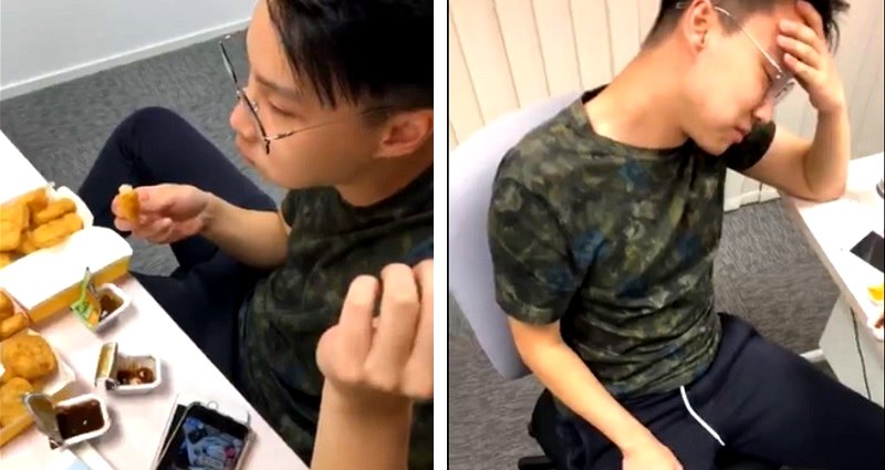 Hong Kong Man Livestreams Attempt to Eat 90 McNuggets in Under 90 Minutes for Charity