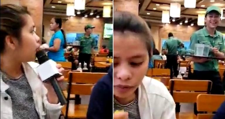 Filipina Woman Goes Viral after Bringing Own Microphone to Restaurant to Call for Extra Rice