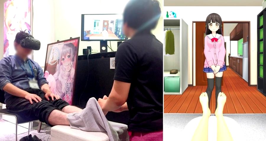 Japanese Company Offers ‘Anime’ VR Foot Massages, But They are Given By a Man