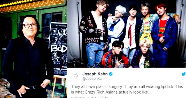 Korean-American Filmmaker Says He Will Never Apologize For His BTS Plastic Surgery Claim