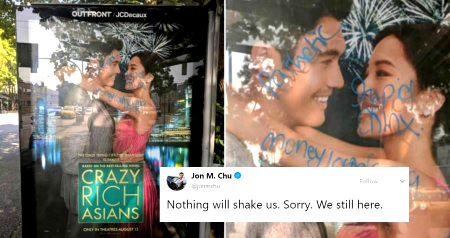 ‘Crazy Rich Asians’ Poster Vandalized With Racist Comments in Vancouver, ‘Nothing Will Shake Us’ Says Director