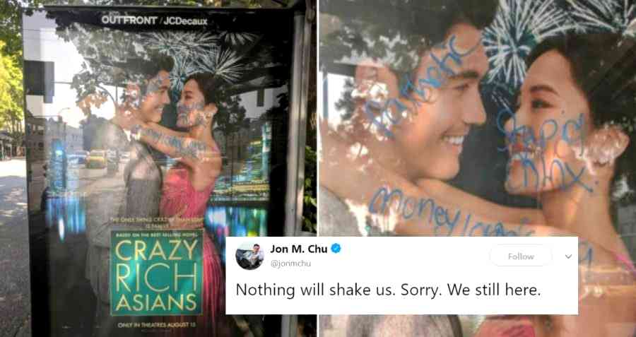 ‘Crazy Rich Asians’ Poster Vandalized With Racist Comments in Vancouver, ‘Nothing Will Shake Us’ Says Director
