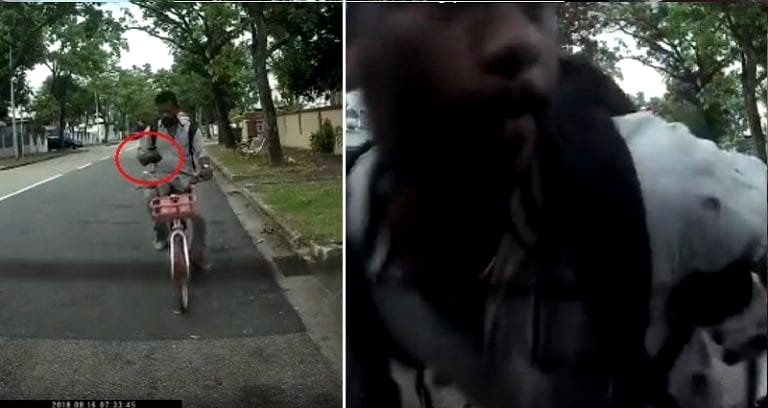 Distracted Cyclist on His Phone Face-Plants into a Parked Car