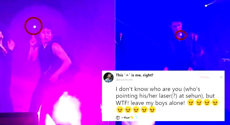 K-Pop Fans Enraged After EXO Members are Attacked By Laser Pointers at Macau Concert
