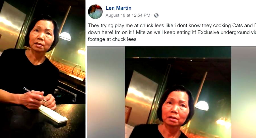 Man Harasses Asian Restaurant Worker With Racist Dog and Cat Jokes