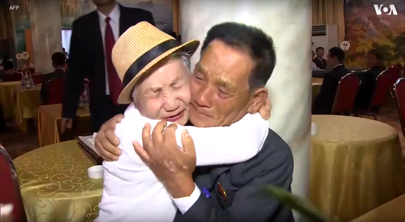 South Korean Mother and North Korean Son Meet for the First Time in 68 Years