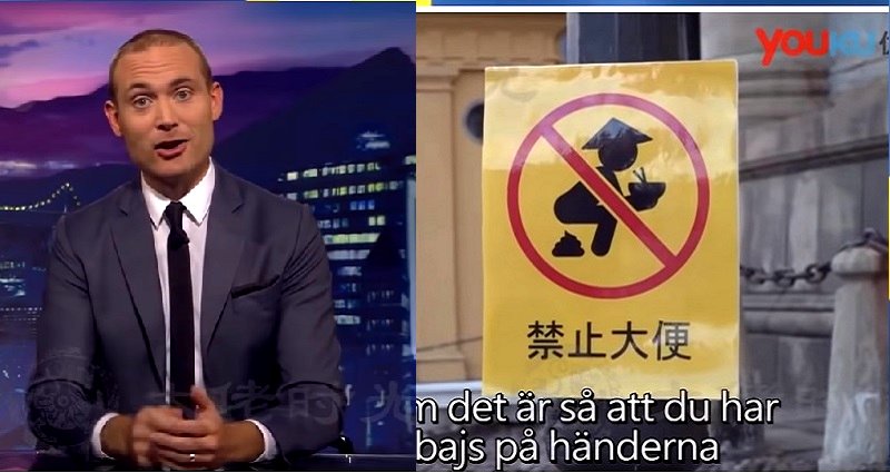 Swedish TV Show Sparks Outrage in China For Making Fun of Chinese Tourists