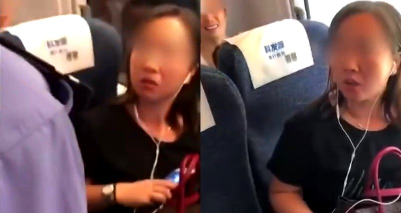 Woman in China Gets into Heated Argument with Attendants After Taking Someone Else’s Train Seat