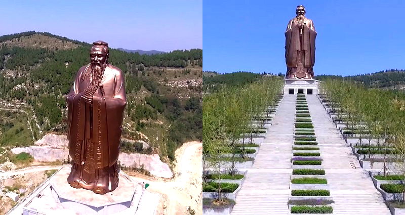 China Unveils World’s Tallest Statue of Confucius