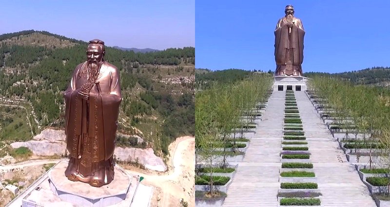 China Unveils World’s Tallest Statue of Confucius