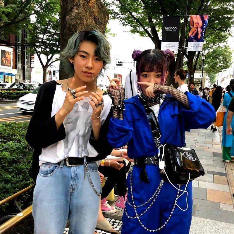 Japanese Teen Shows Off Crazy Unique Style in Tokyo's Famous Fashion ...