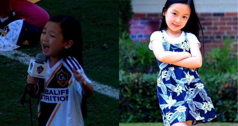 Girl Stuns Crowd With Epic Performance of the National Anthem at MLS Game