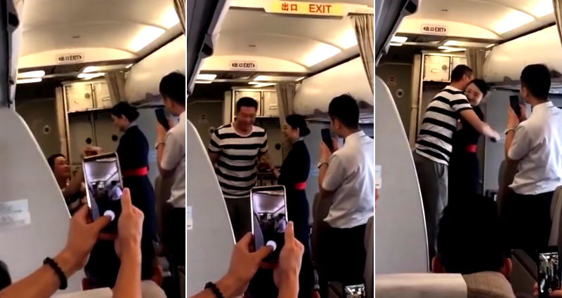 Chinese Flight Attendant Gets Fired After Boyfriend Proposes to Her on Plane