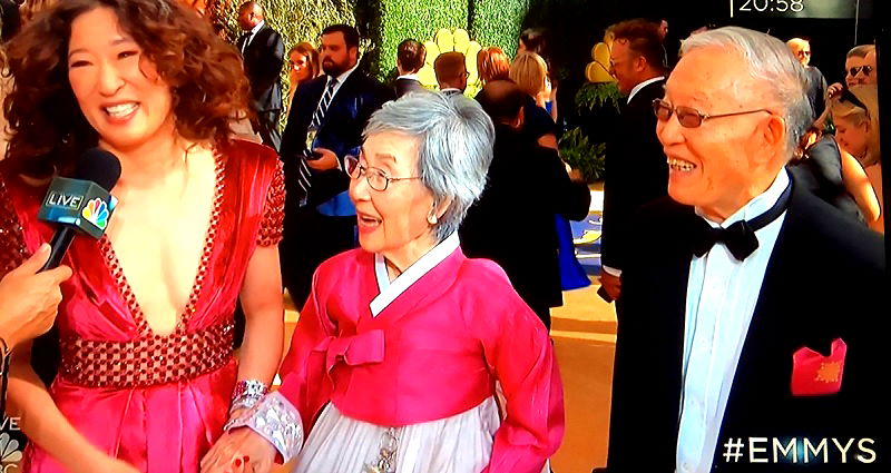 Sandra Oh Bringing Her Parents to the Emmys is the Most Adorable Thing Ever