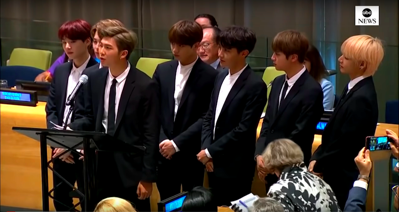 BTS Makes History as First K-Pop Group to Address the UN With ‘Love Myself’ Campaign